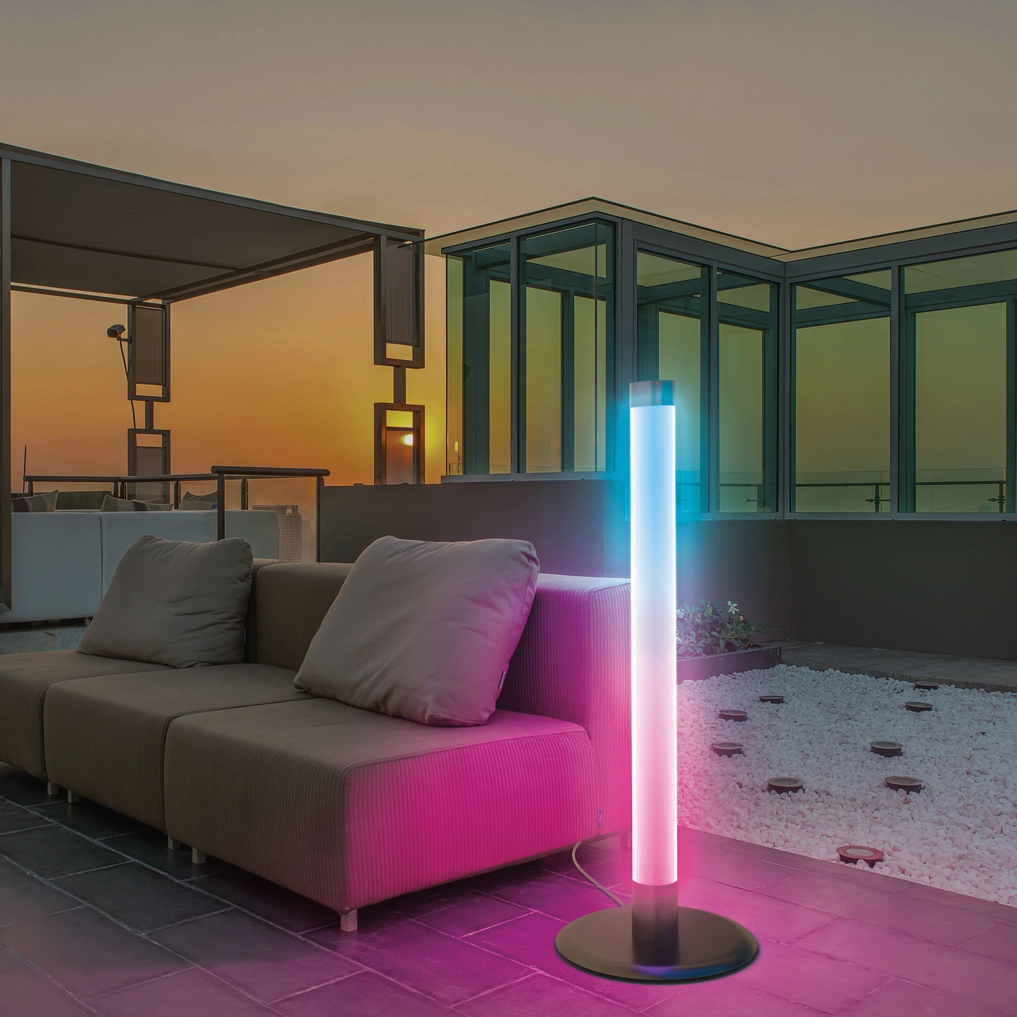 Smart Outdoor Floor Lamp